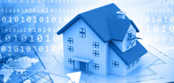 house sitting on blueprints